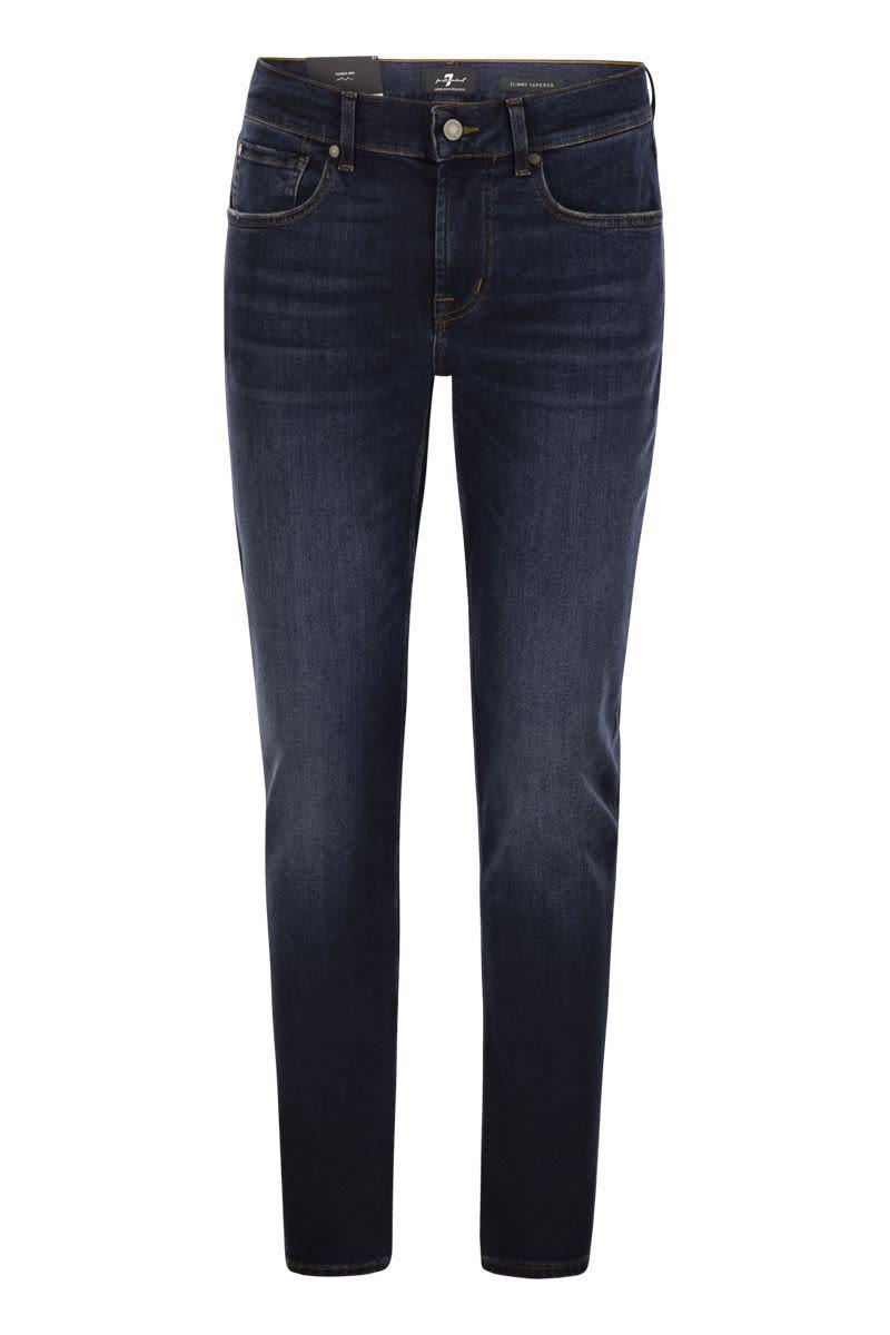 7 For All Mankind Slimmy Tapered Alto - Mid-Rise Skinny Jeans