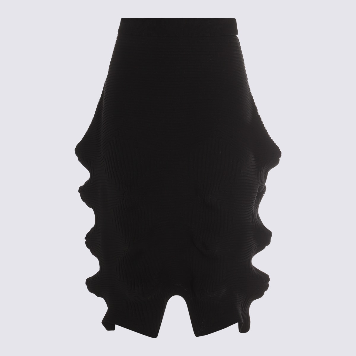 Issey Miyake Black Midi Skirt