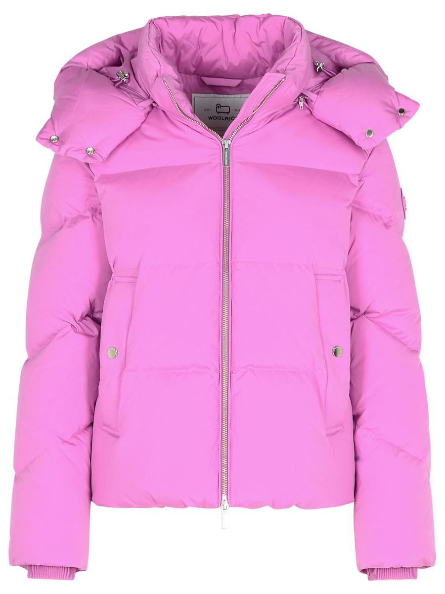 Woolrich Alsea 紫红色尼龙羽绒服