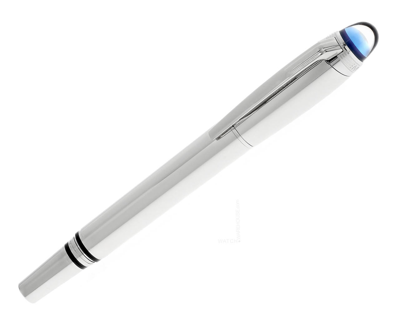 MONTBLANC Star Walker Medium Metal 18K Nib Silver Fountain Pen 118875