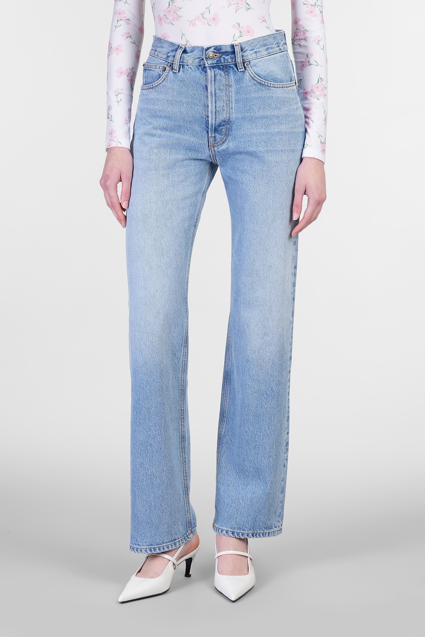 Fiorucci 蓝色棉质牛仔裤
