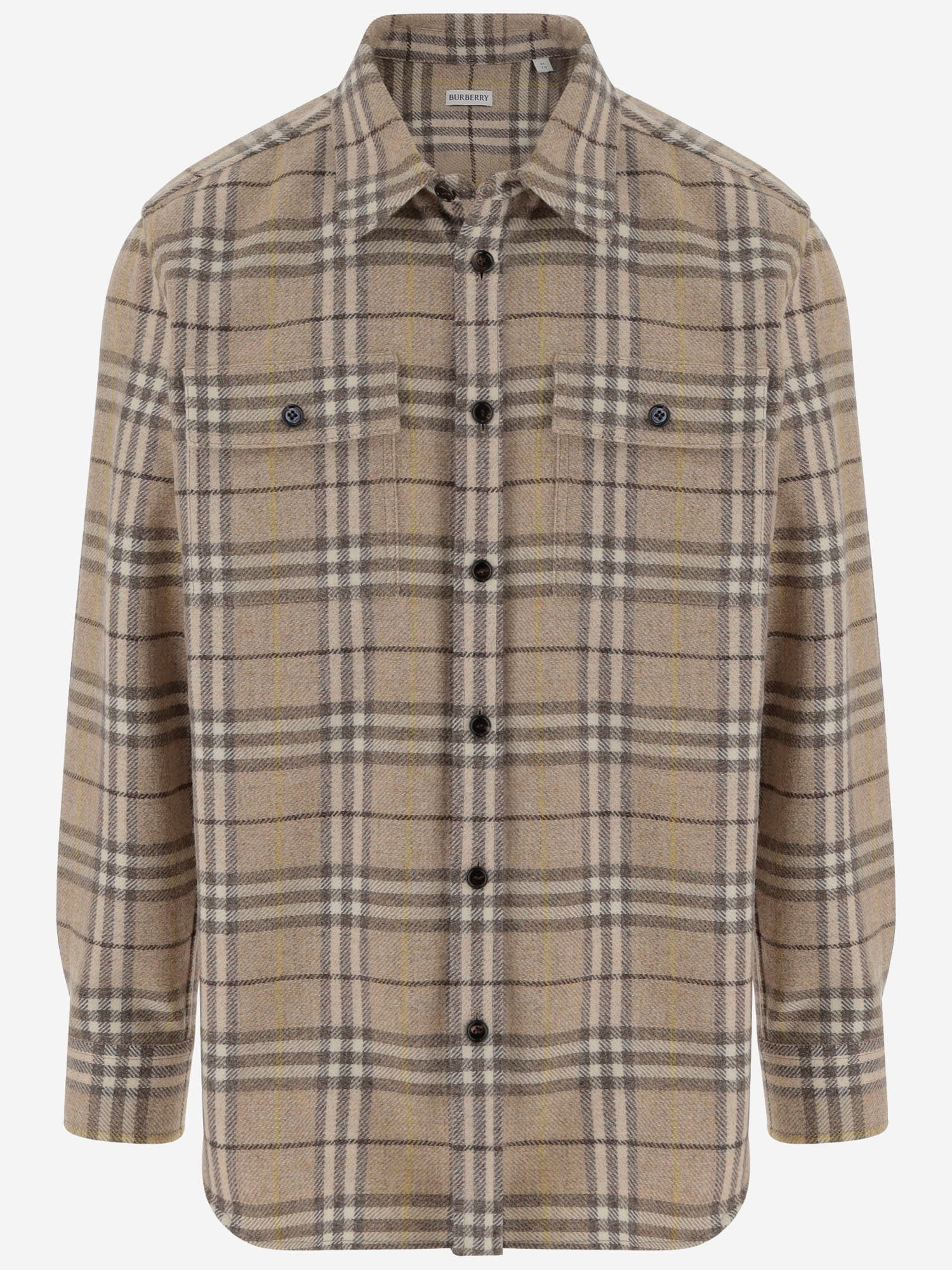 Burberry格纹羊毛衬衫