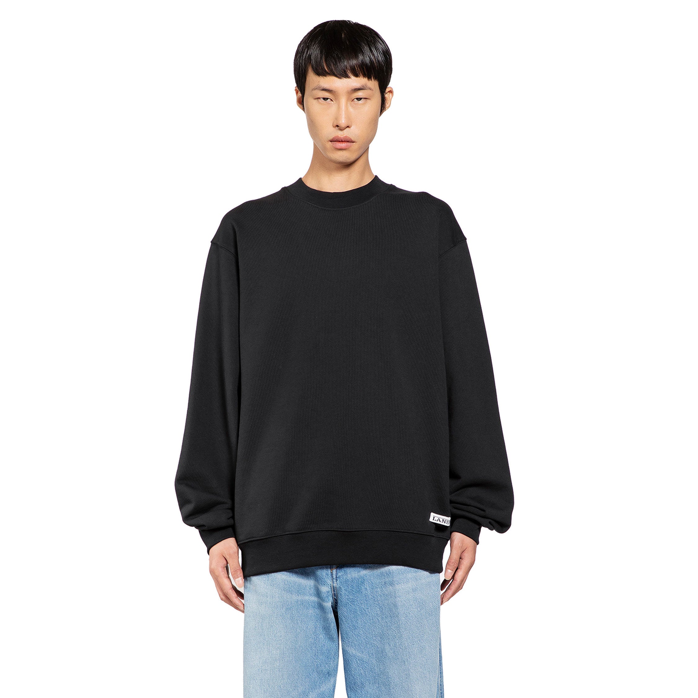 LANEUS MAN BLACK SWEATSHIRTS
