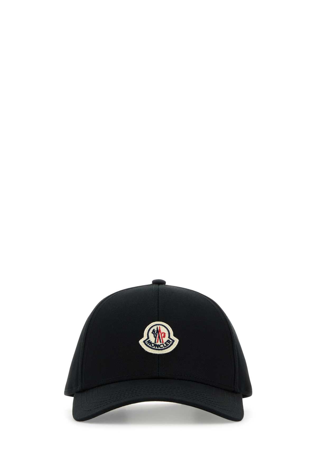 Moncler Black Cotton Baseball Cap