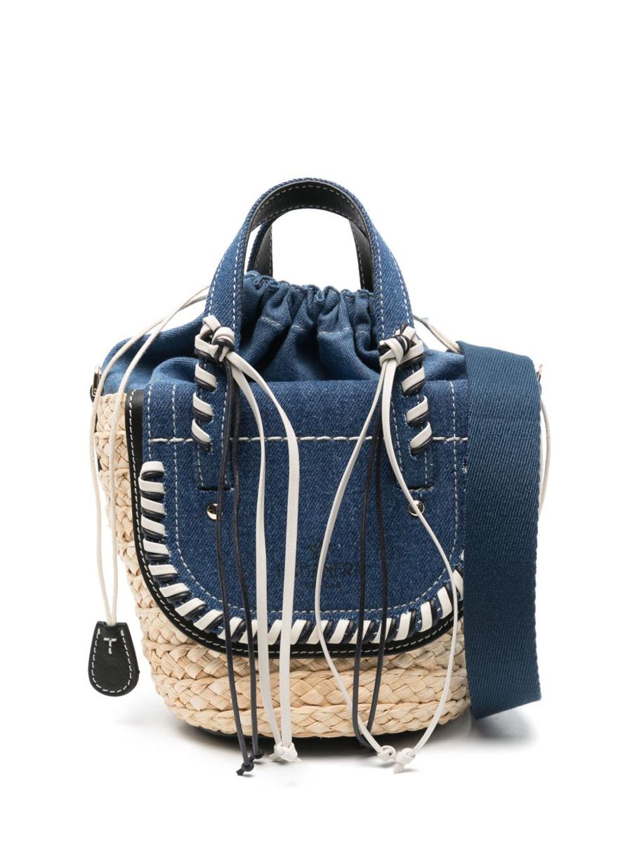 Cuba Lab 'Habanera Azul - Denim' Blue Jeans Tote Bag
