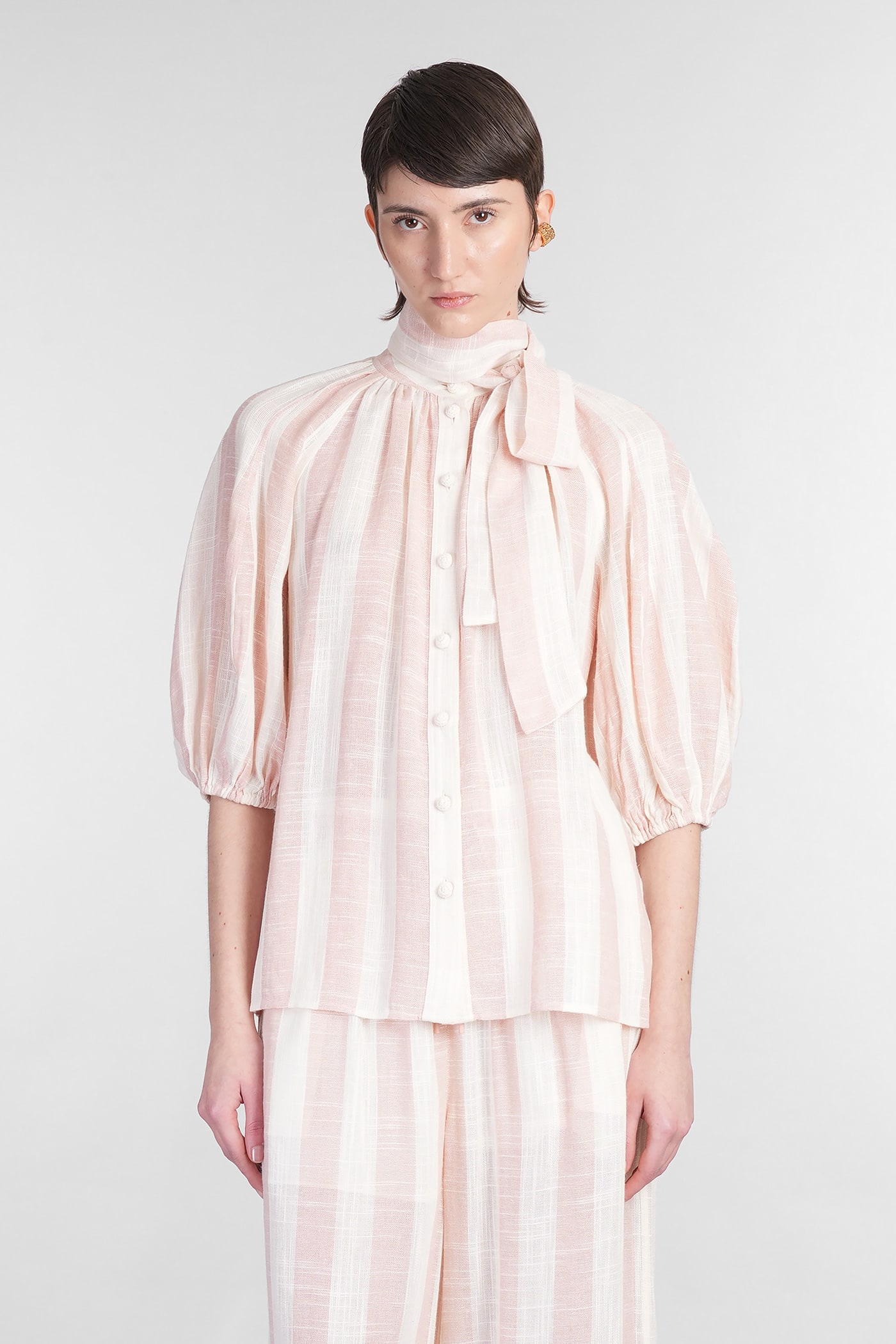 Zimmermann 米色粘胶衬衫