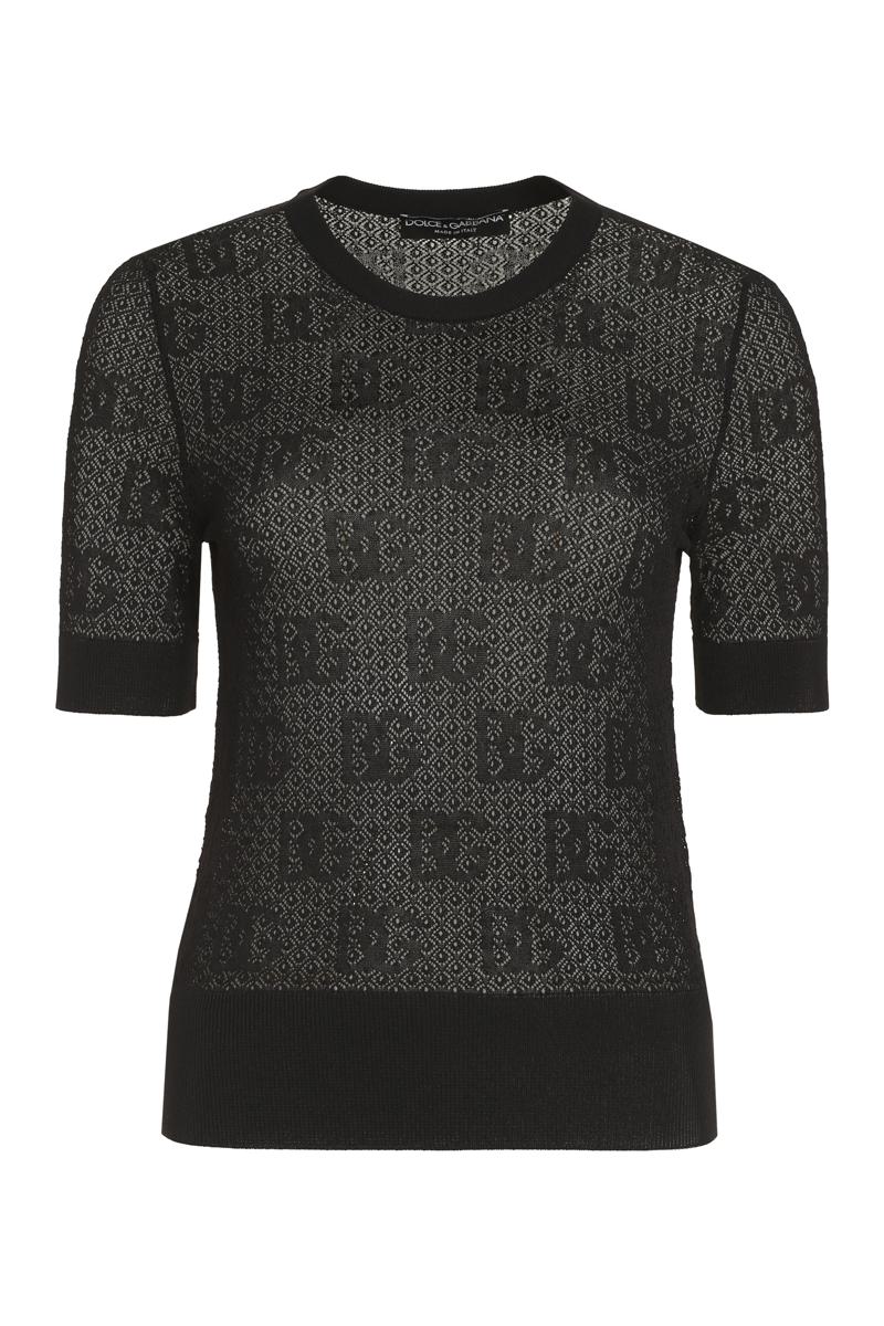 Dolce & Gabbana Jacquard Knit T-Shirt