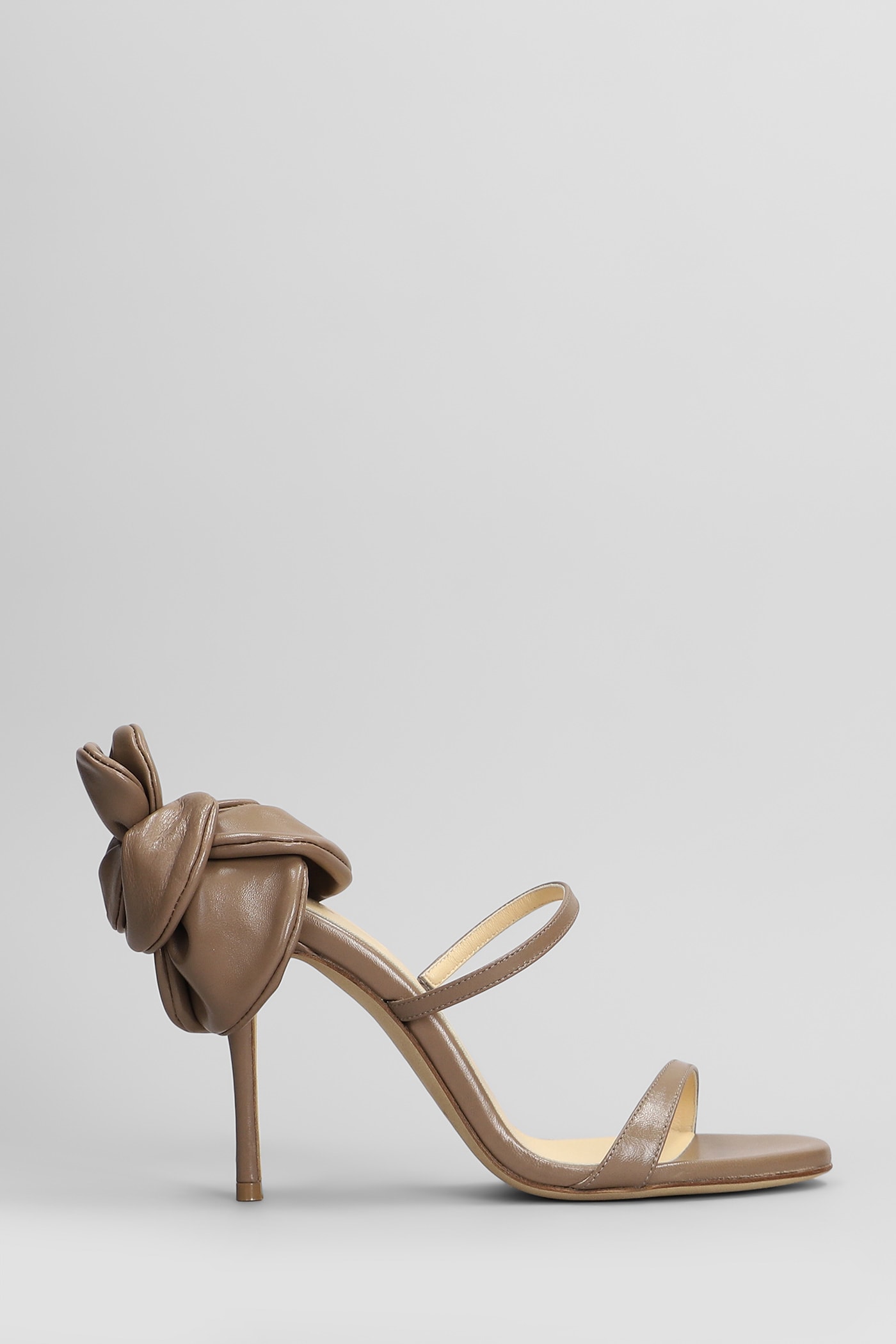 Magda Butrym Sandals In Taupe Leather