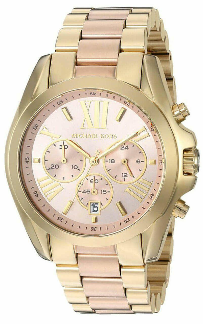 MICHAEL KORS Bradshaw Chronograph SS Two-Tone Women's Watch MK6359