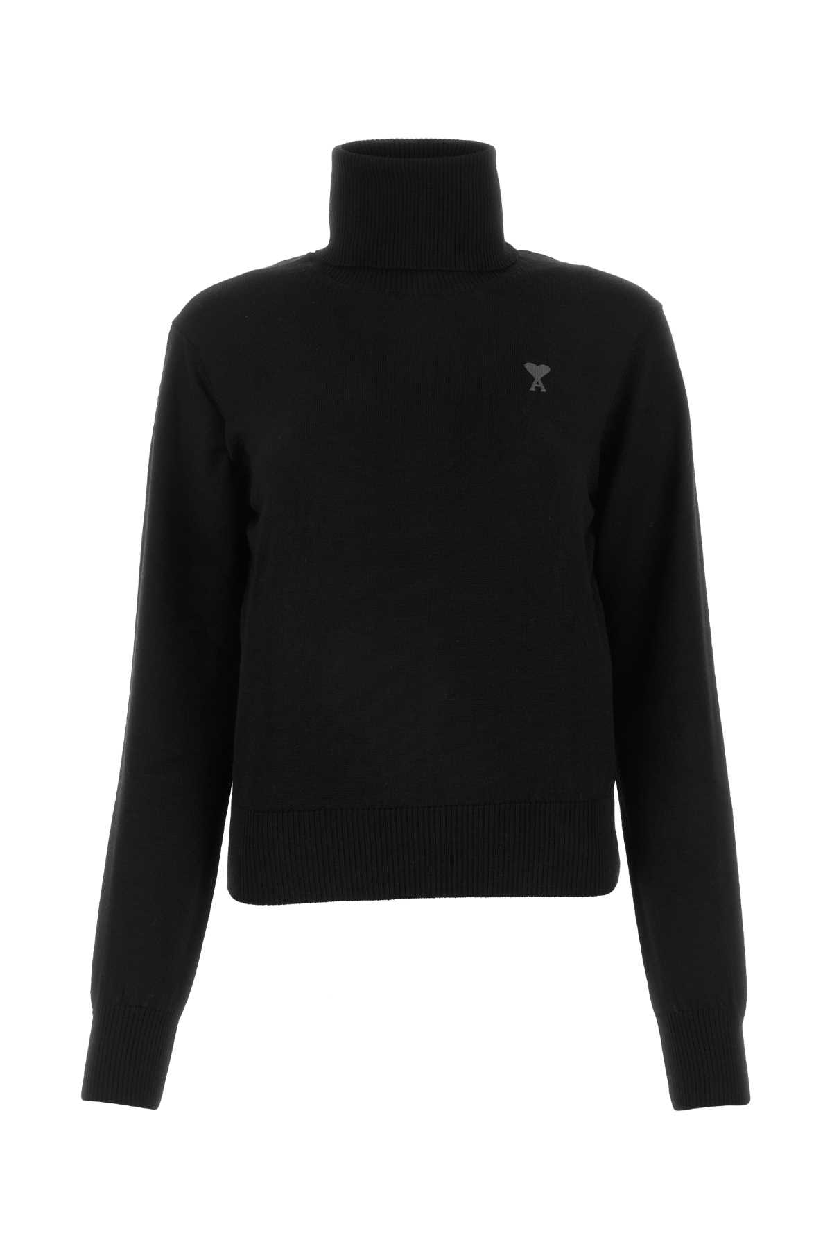 Ami Alexandre Mattiussi Black Wool Sweater