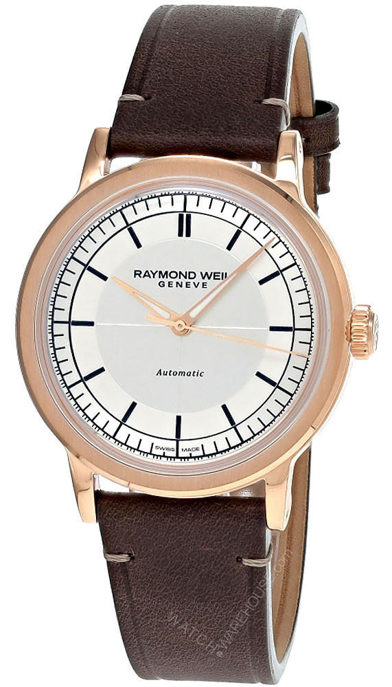 RAYMOND WEIL Millesime 39.5MM Brown Leather Men's Watch 2925-PC5-65001