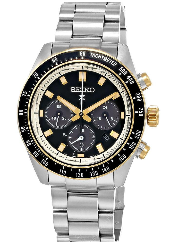 SEIKO Prospex Speedtimer Solar Chronograph 41.4MM Men's Watch SSC941