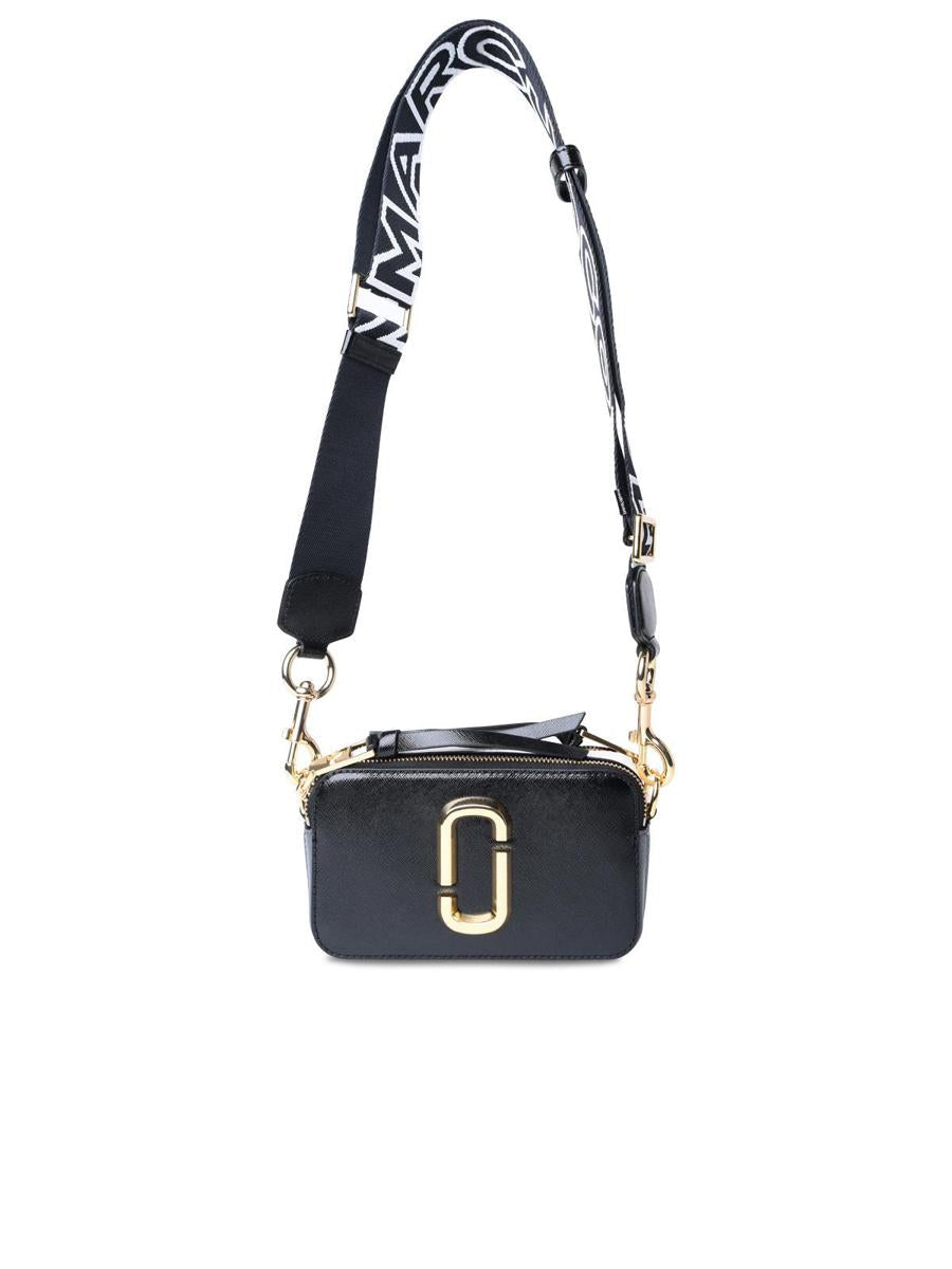 Marc Jacobs 'Snapshot' Black Leather Bag