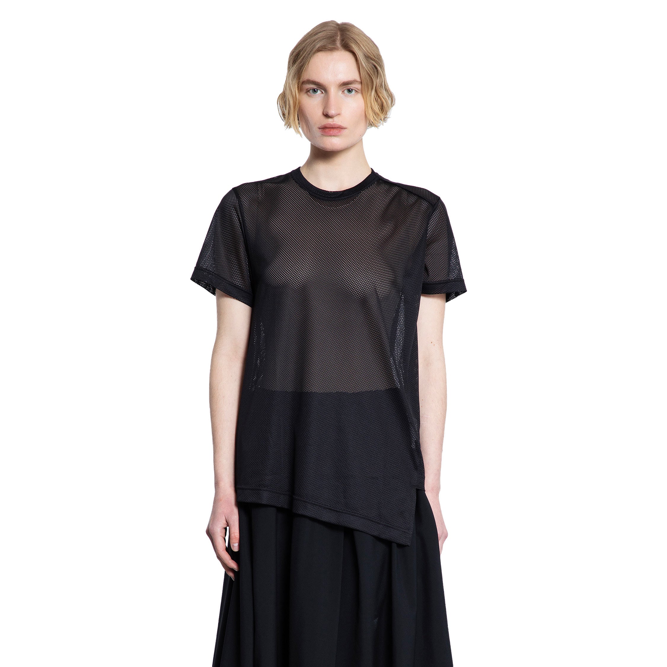 COMME DES GARCONS WOMAN BLACK T-SHIRTS & TANK TOPS