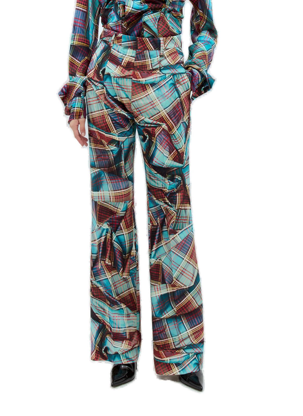 Vivienne Westwood 格纹中腰裤