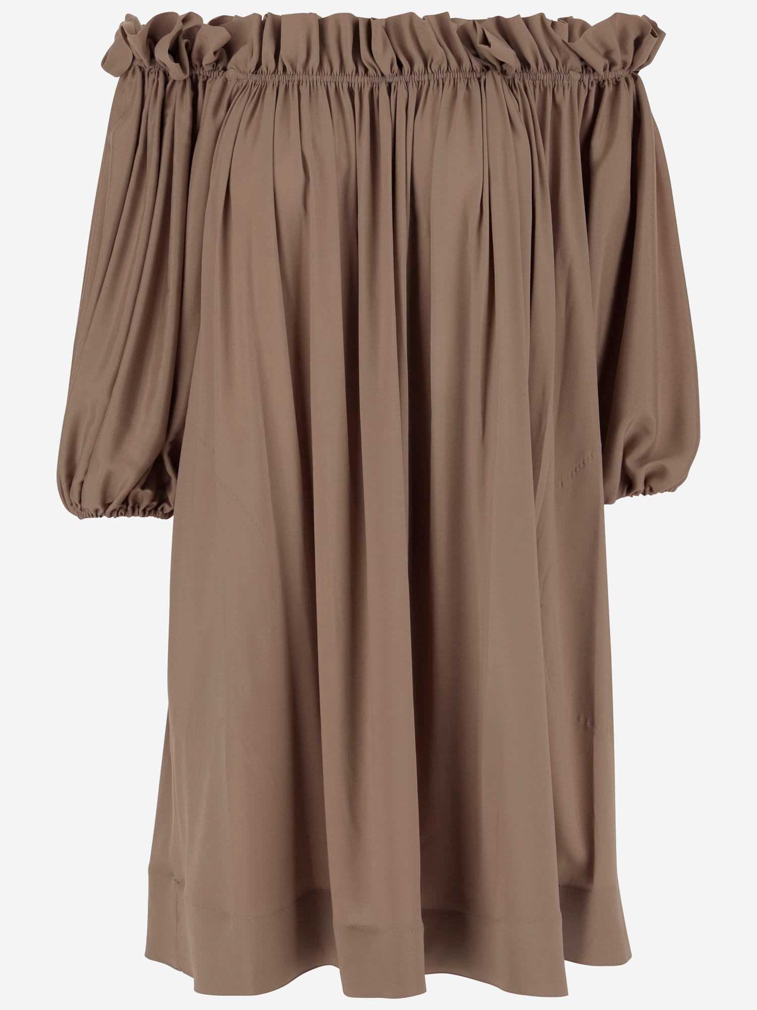 Stephan Janson Short Curly Silk Dress