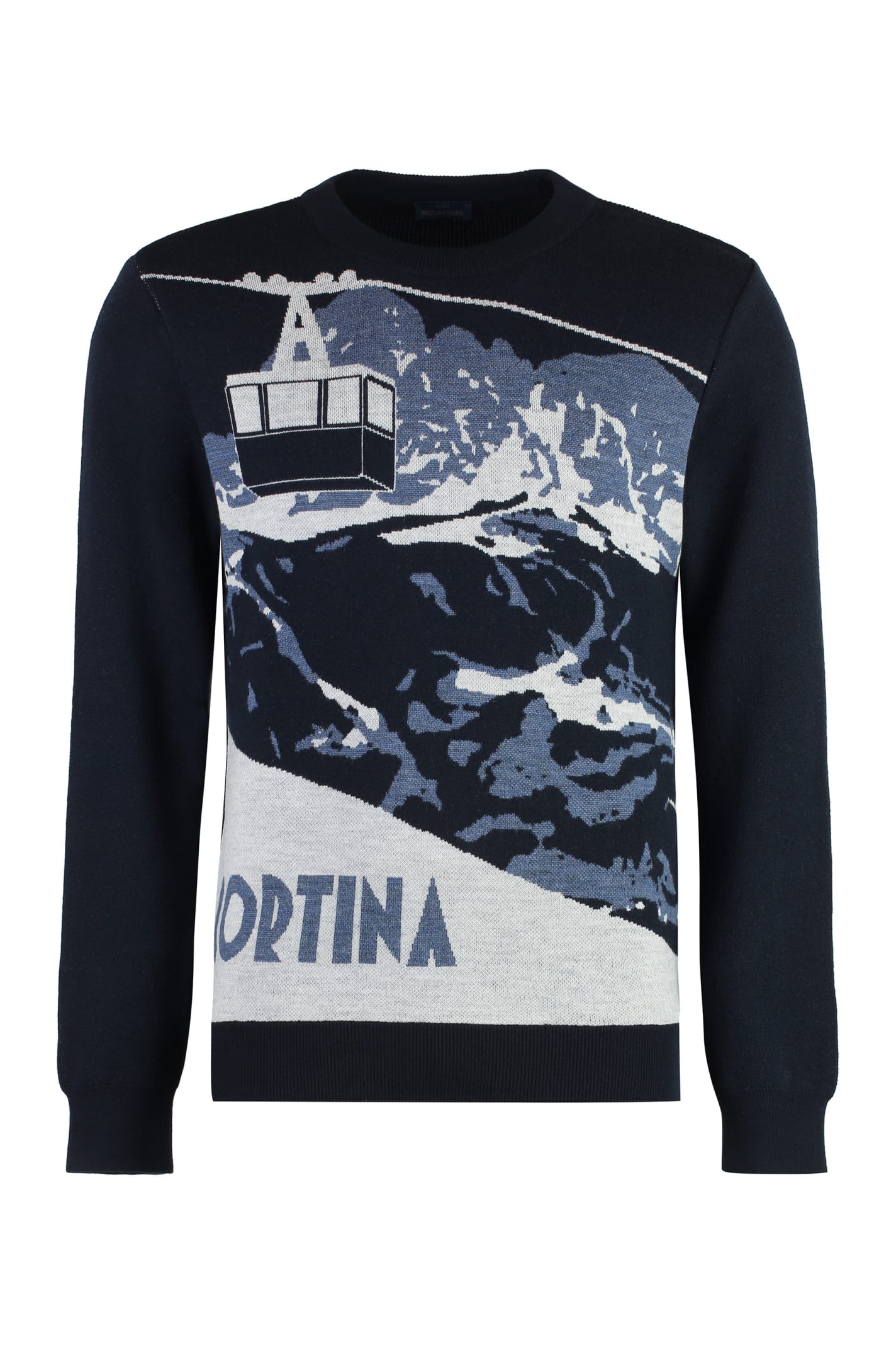 Paul & Shark Virgin Wool Crew-neck Sweater