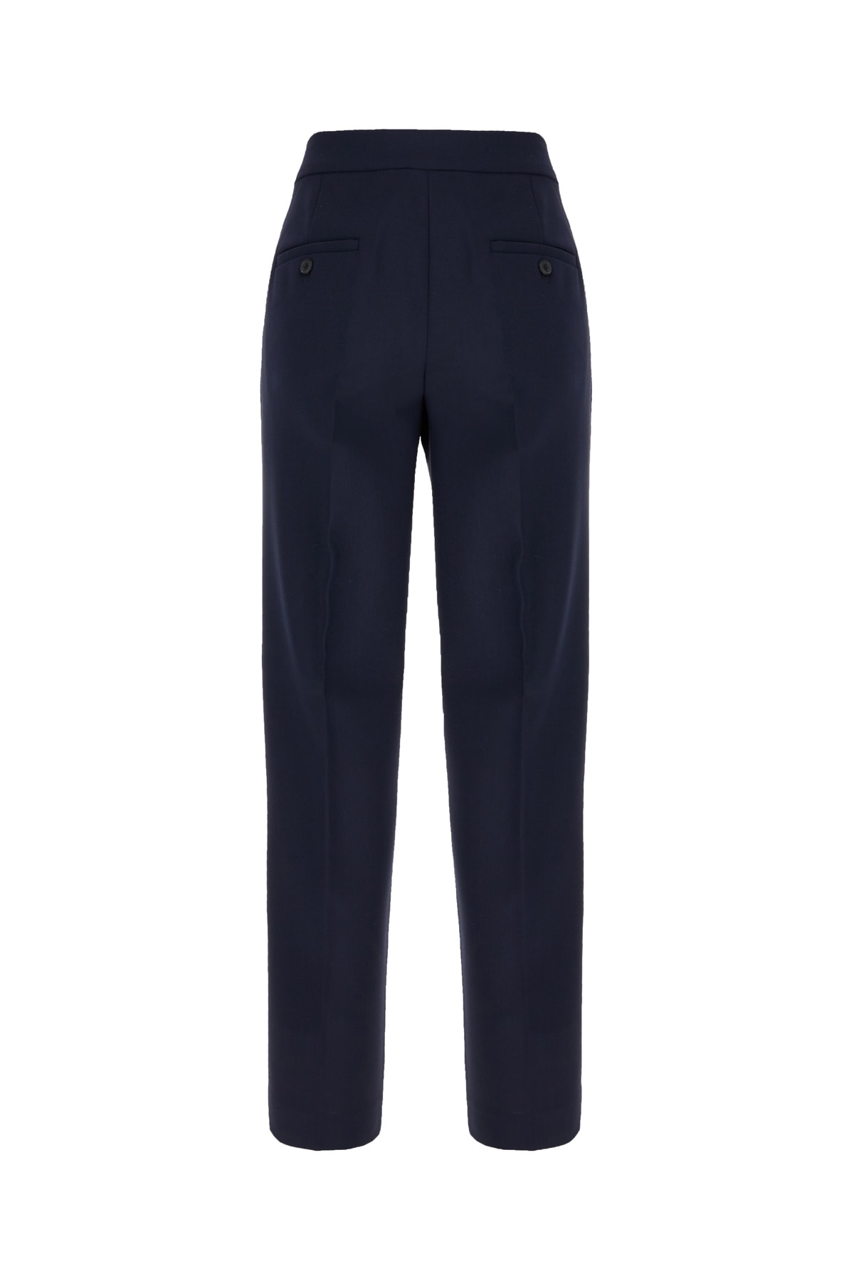 Max Mara Midnight Blue Wool Blend Pants