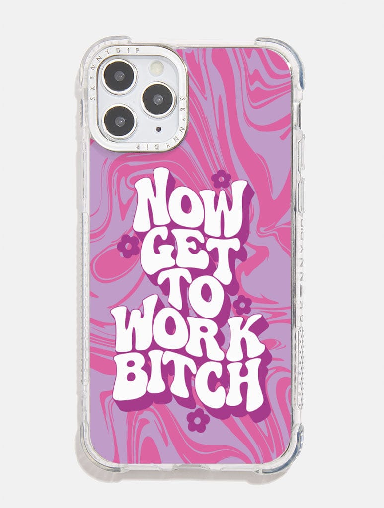 Printed Weird x Skinnydip Get to Work Shock i Phone Case, i Phone X/XS / 11 Pro Case
