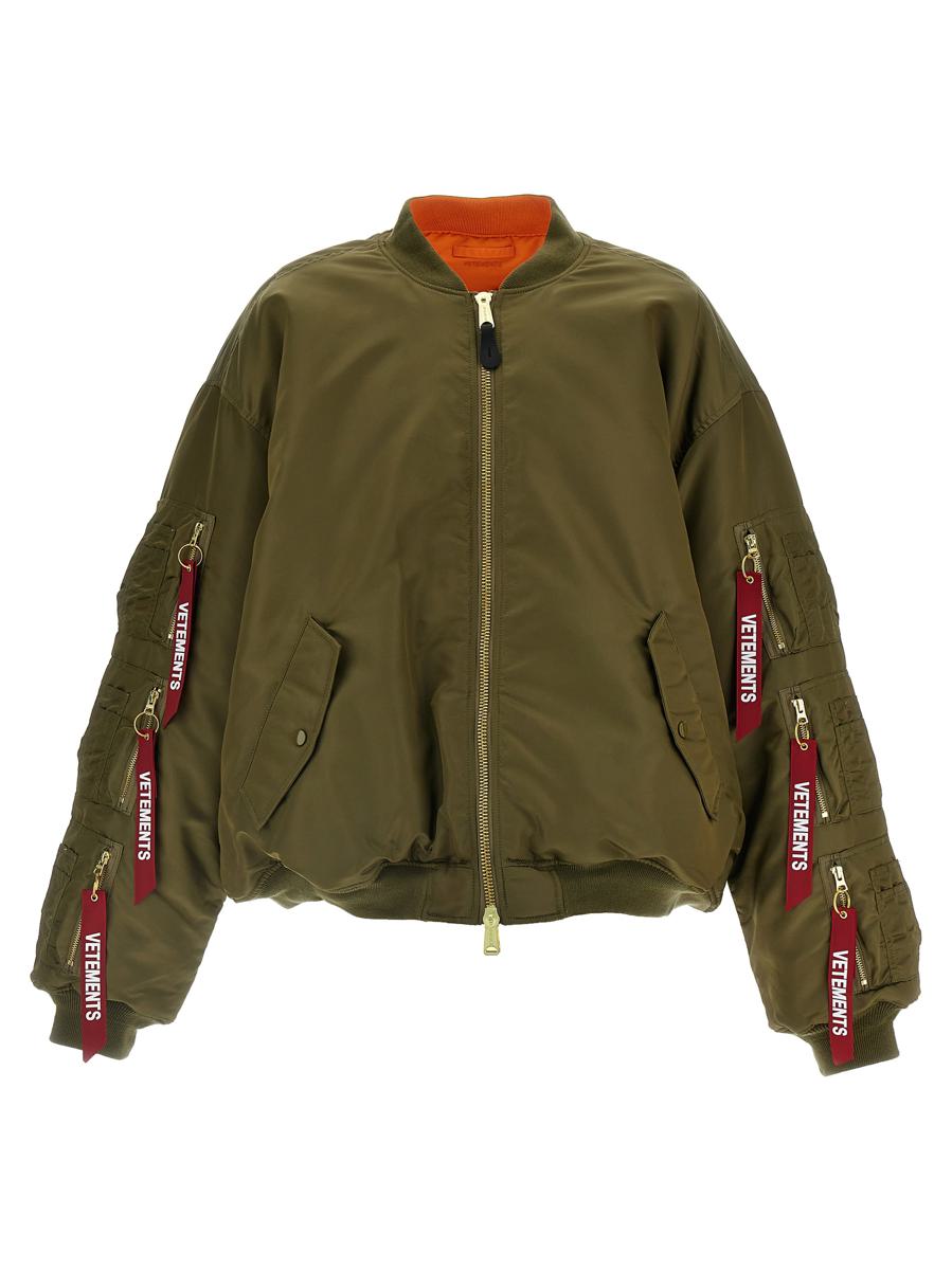 Vetements Alpha Industries联名款双面穿飞行员夹克