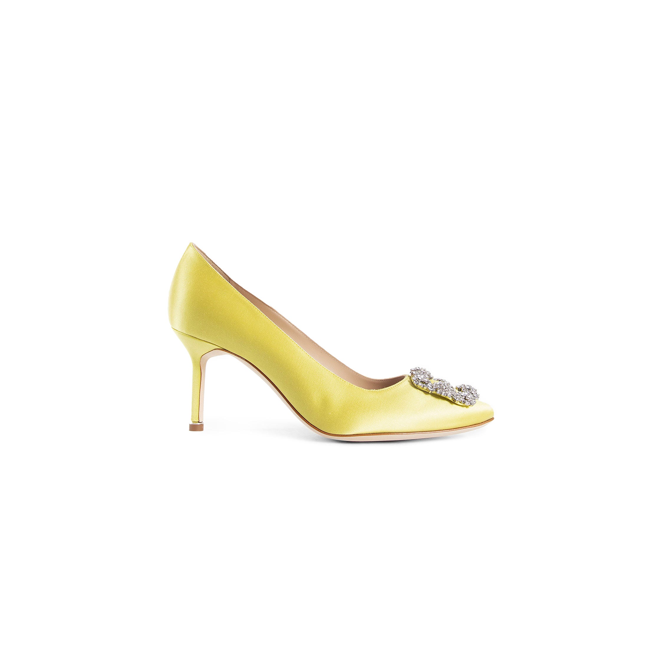 MANOLO BLAHNIK WOMAN YELLOW PUMPS