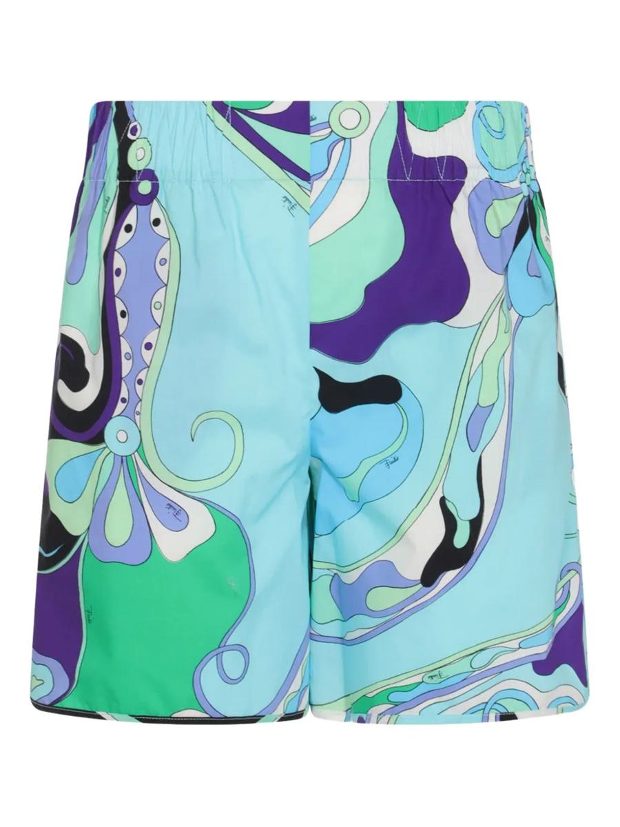 Pucci 兰花印花棉质短裤