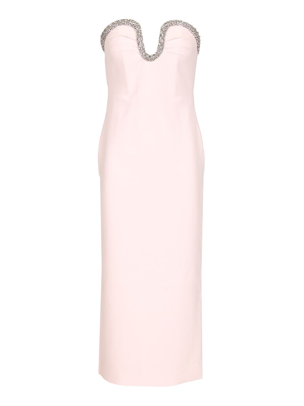 Roland Mouret 绉纱中长连衣裙