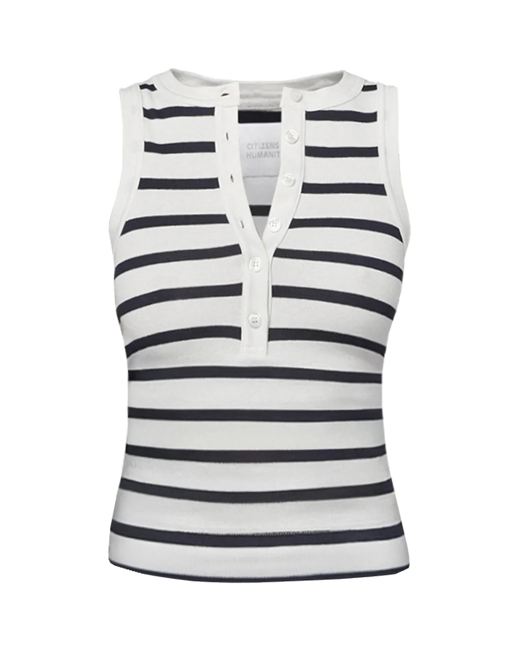 Caralyn Tank Azure Stripe