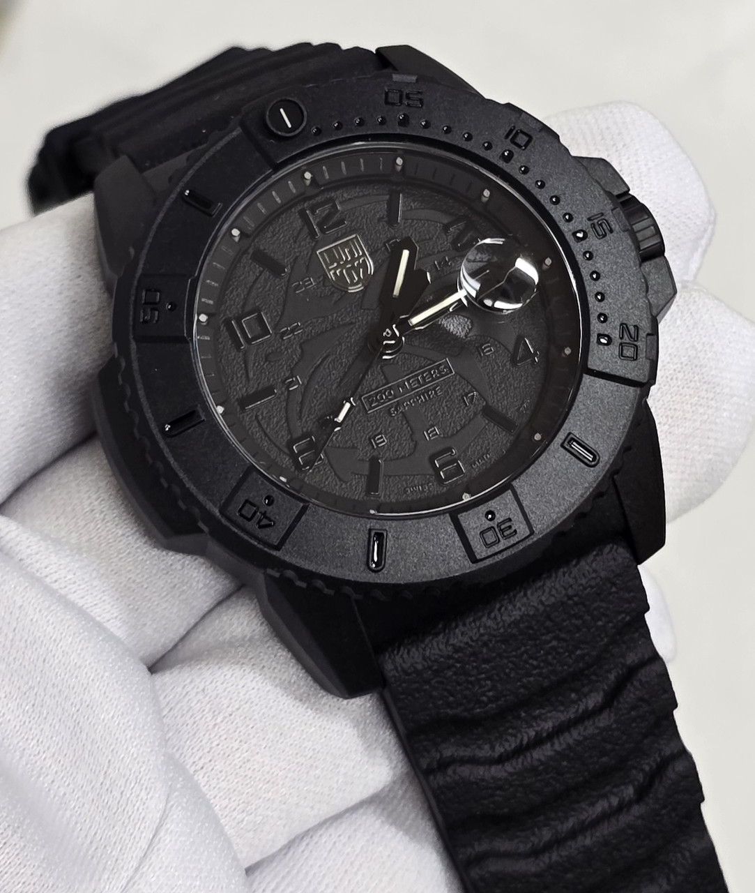 LUMINOX Navy SEAL Foundation 45MM Military Blackout Men's Watch XS.3601.BO.NSF / XS3601BONSF