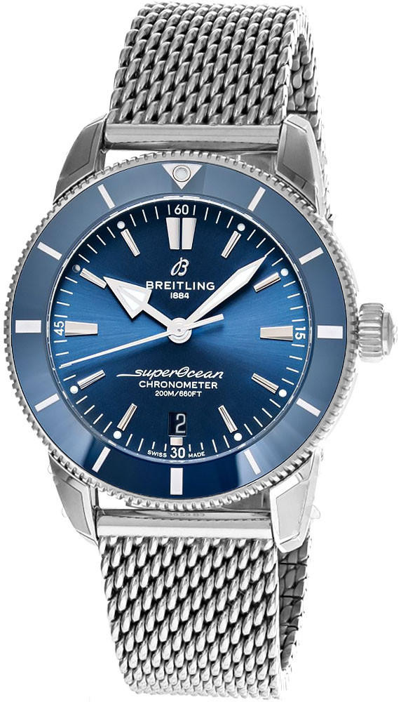 BREITLING Superocean Heritage II AUTO 44MM Blue Dial Men's Watch AB2030161C1A1