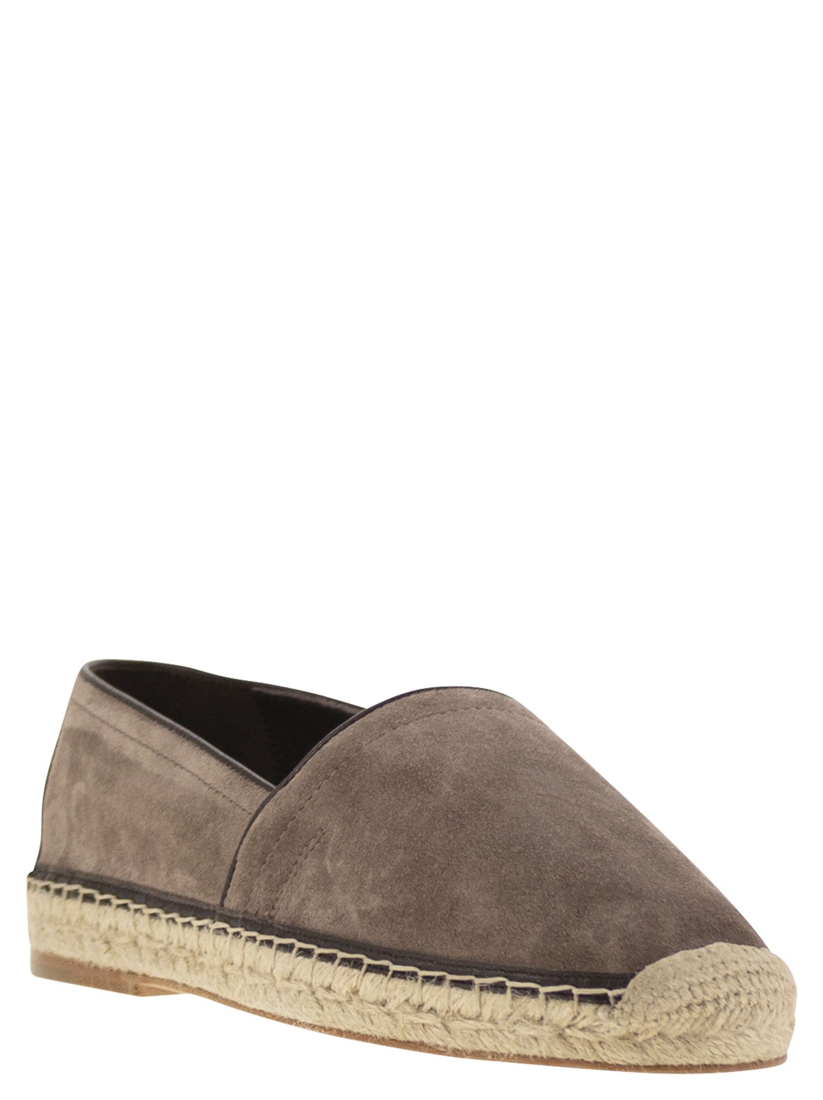 Brunello Cucinelli Suede Espadrilles