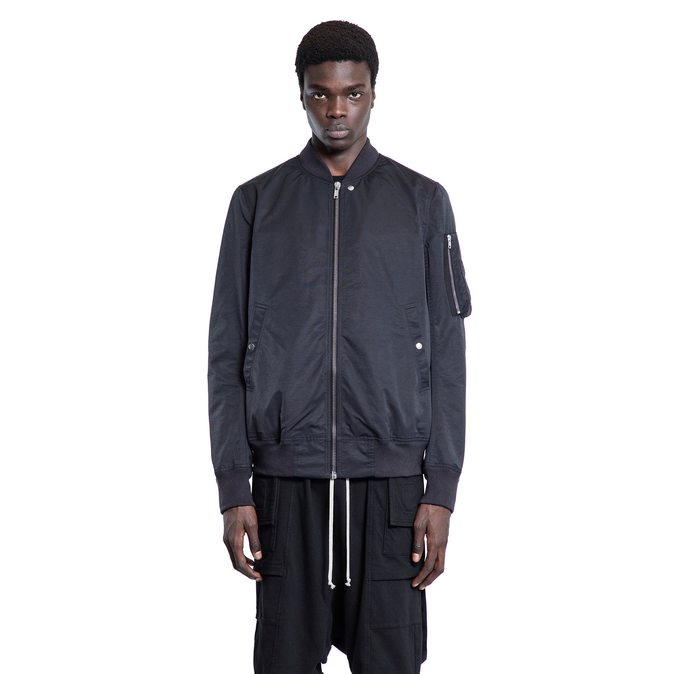 RICK OWENS DRKSHDW MAN BLACK JACKETS