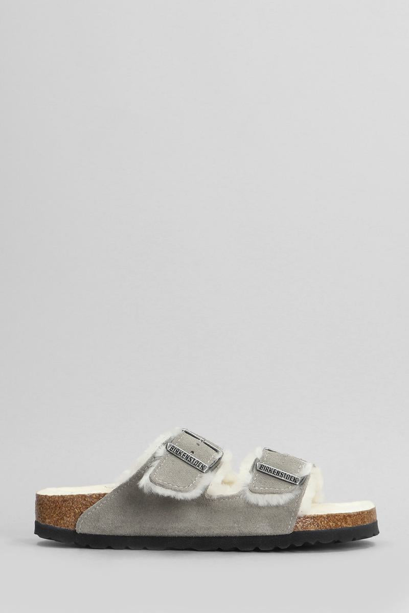 Birkenstock Arizona Shearling Flats