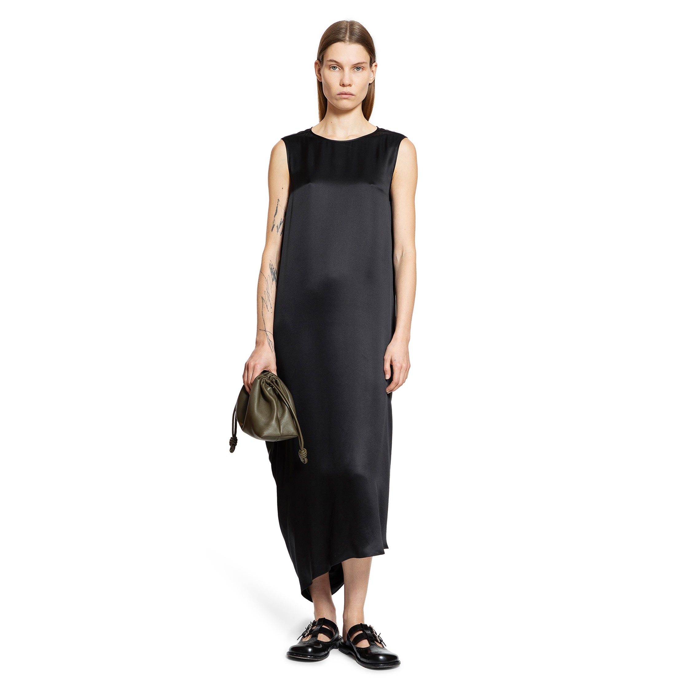 LOEWE WOMAN BLACK DRESSES