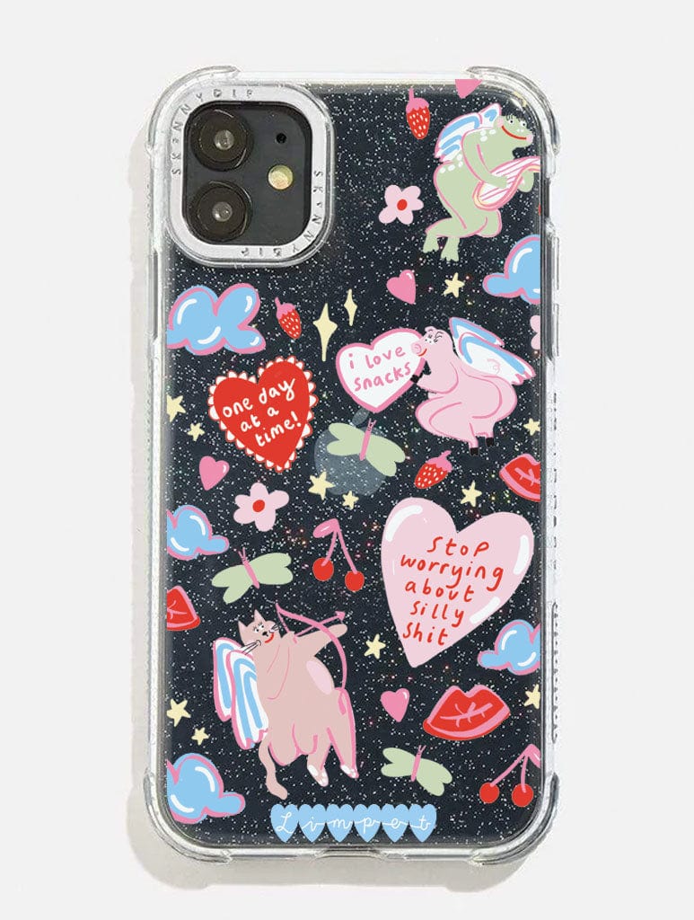 Limpet x Skinnydip Stop Worrying About Silly Shit Shock i Phone Case, i Phone 14 Pro Case
