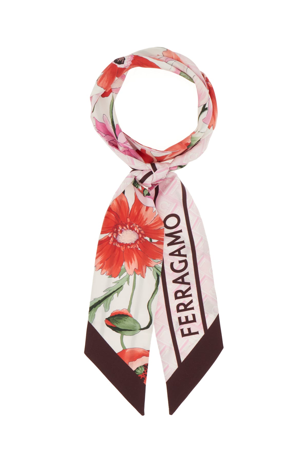 Ferragamo Printed Silk Foulard