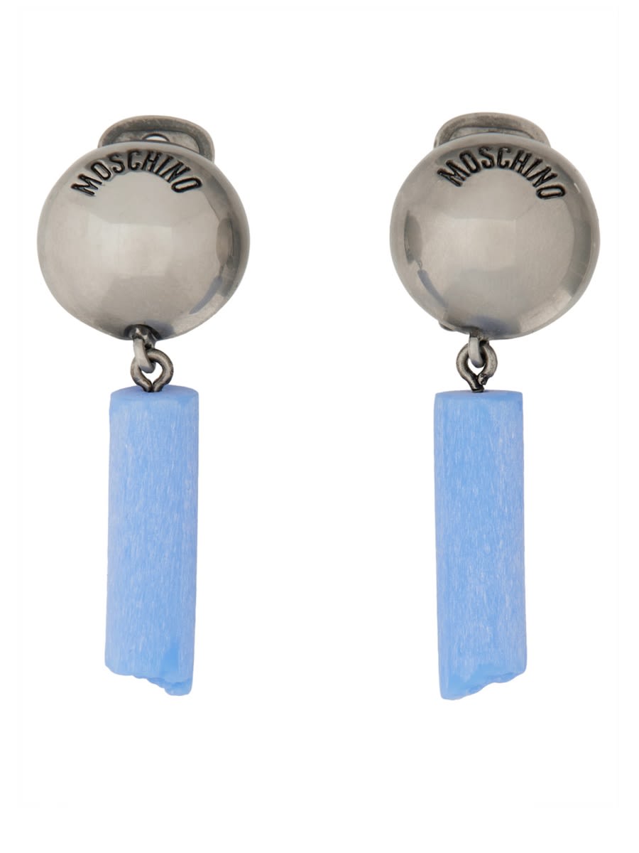 Moschino Logo Earrings