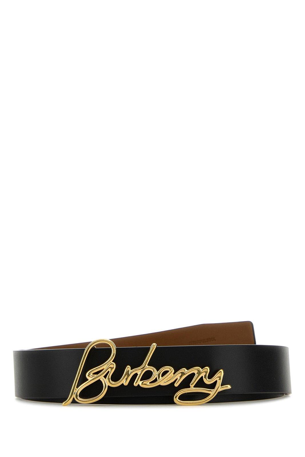 Burberry经典标识带扣双面腰带