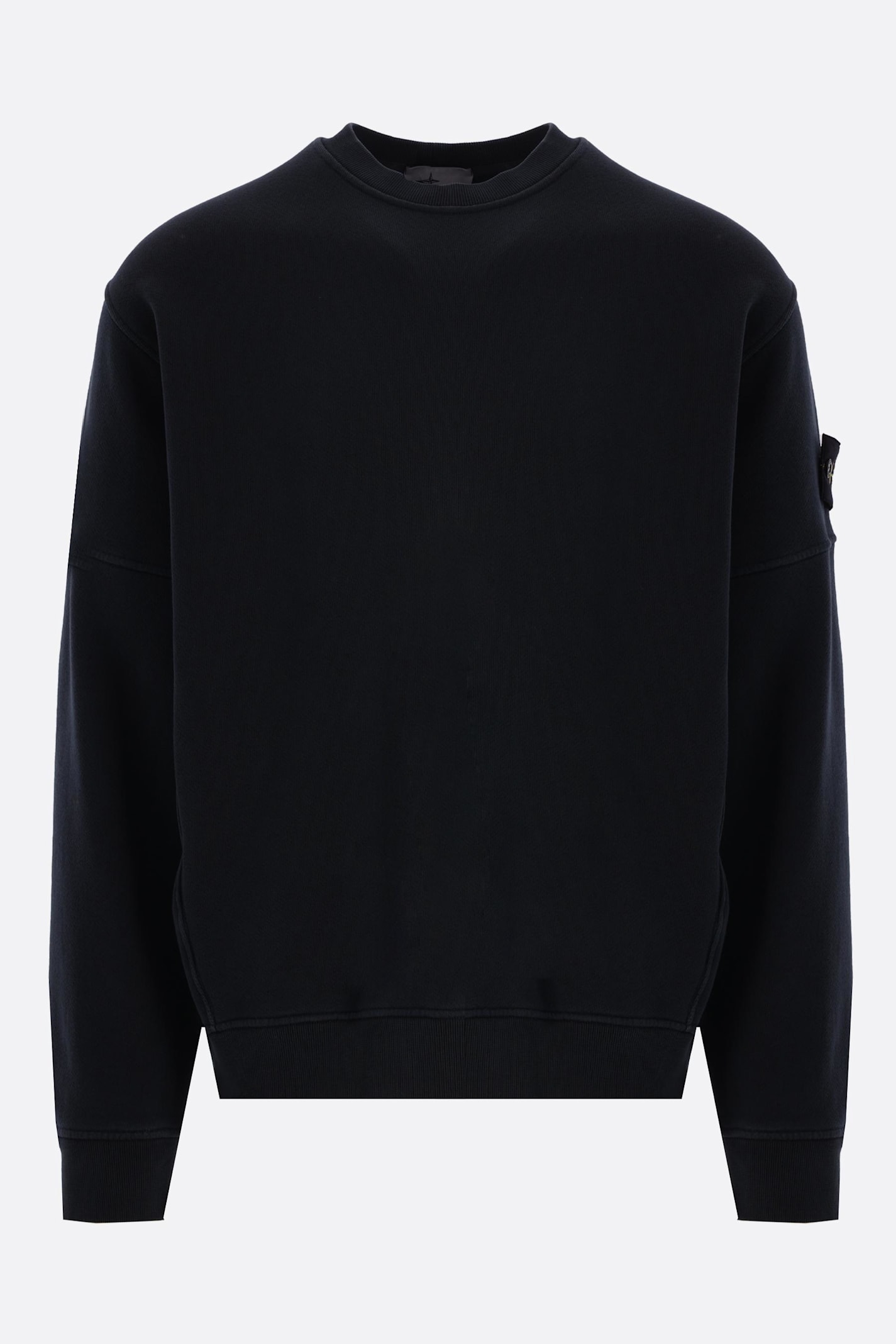 Stone Island Jersey Sweatshirt With Logo Badge