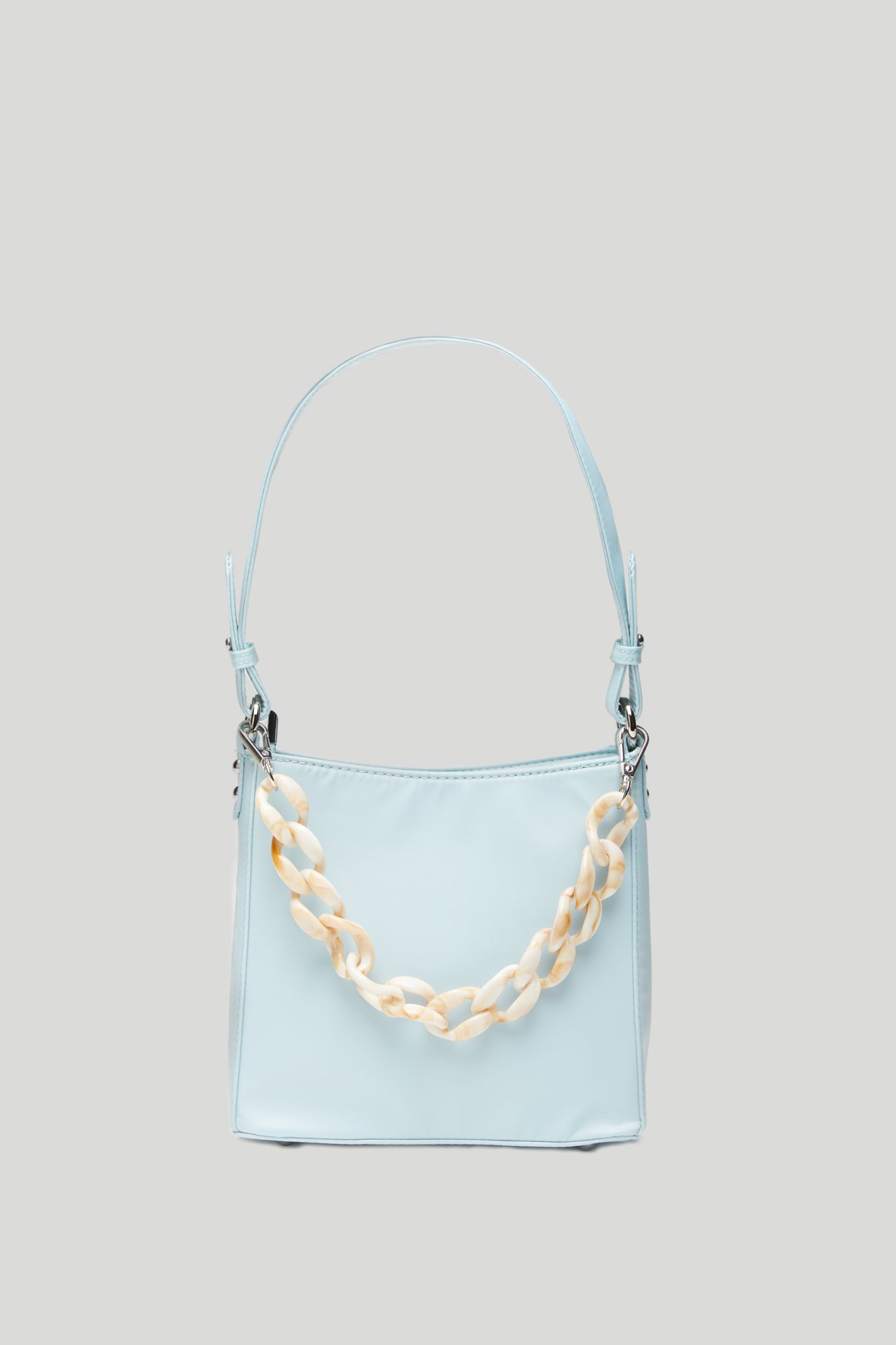 HVISK Borsa Amble in Nylon Riciclato Azzurra