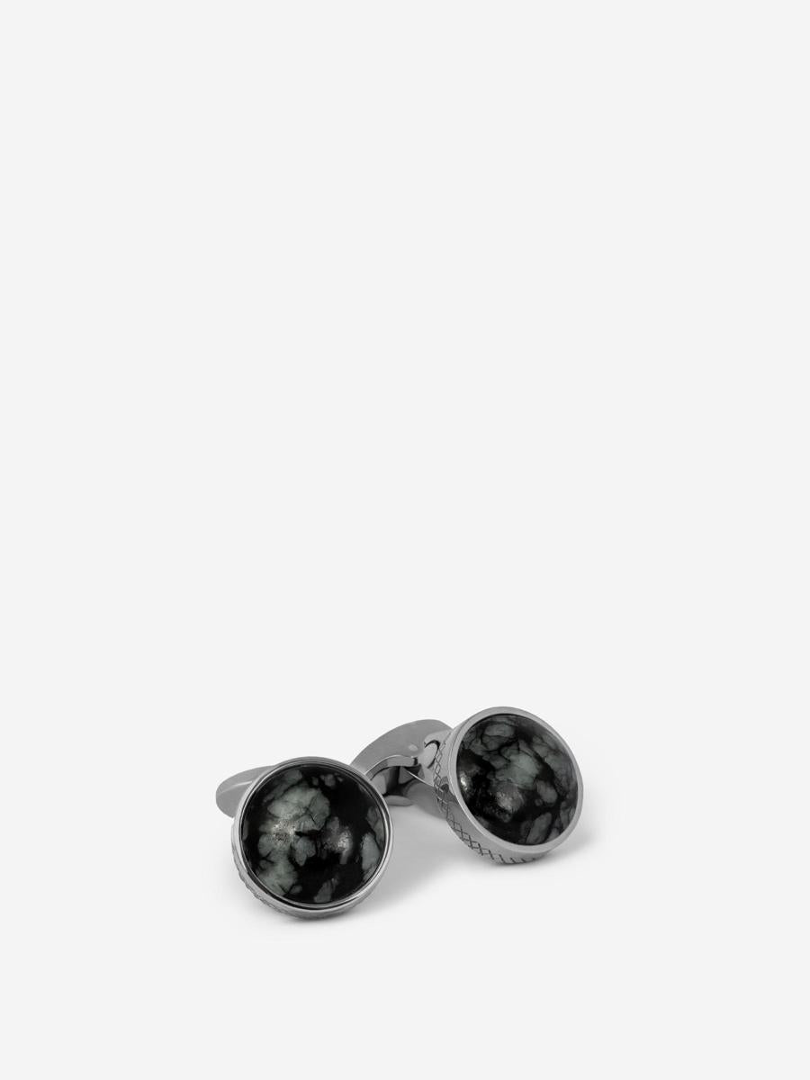 Tateossian Blue Lace Agate Cufflinks
