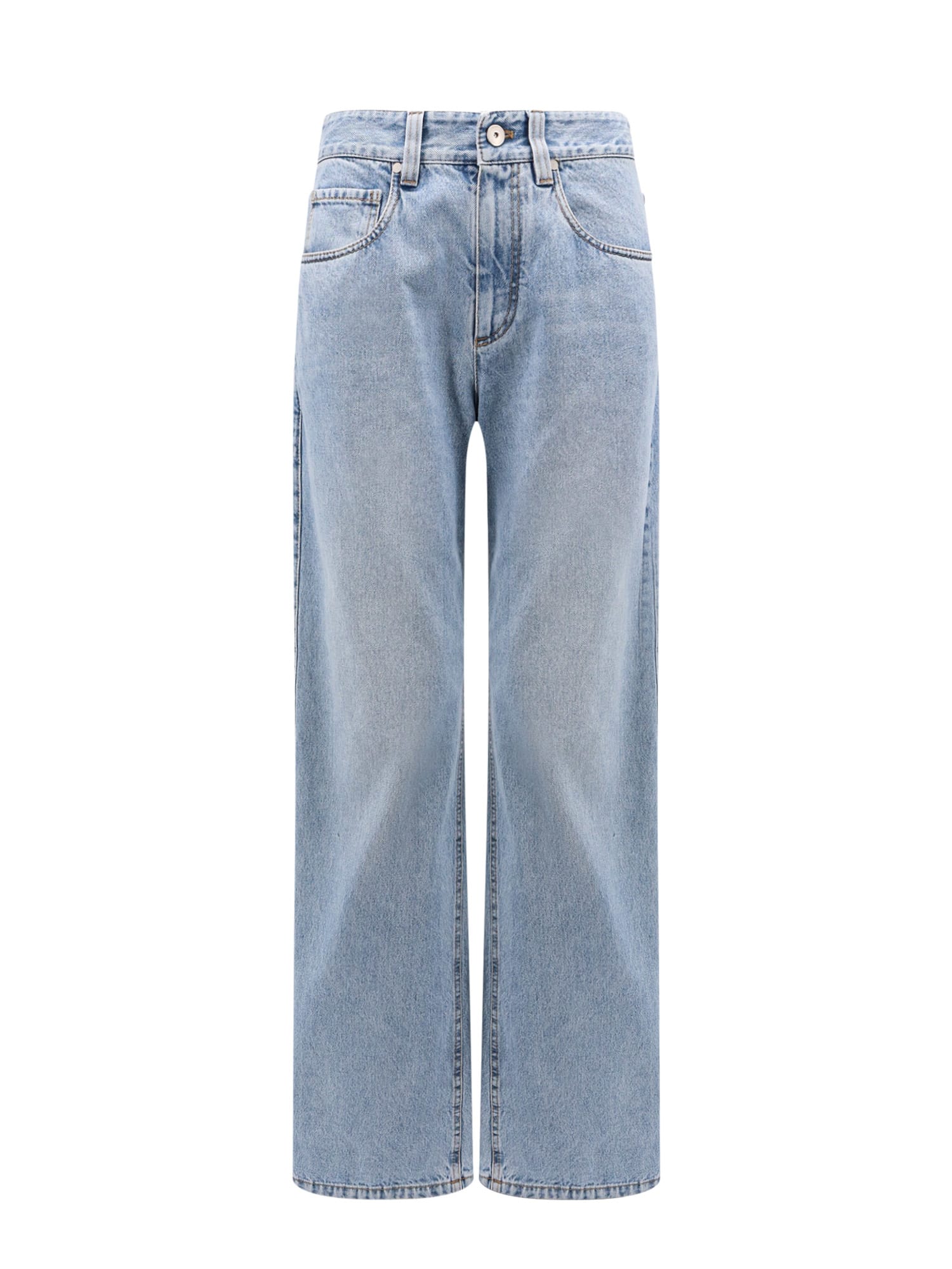 Brunello Cucinelli 蓝色棉牛仔布牛仔裤