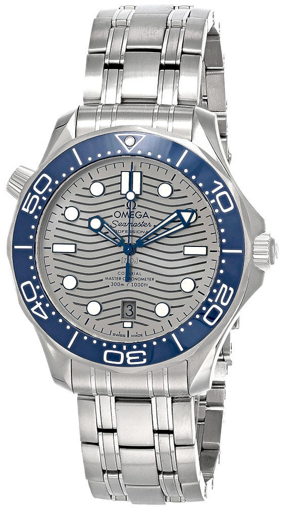 OMEGA Seamaster Auto 42MM Gray Dial Men's Watch 210.30.42.20.06.001 / 21030422006001