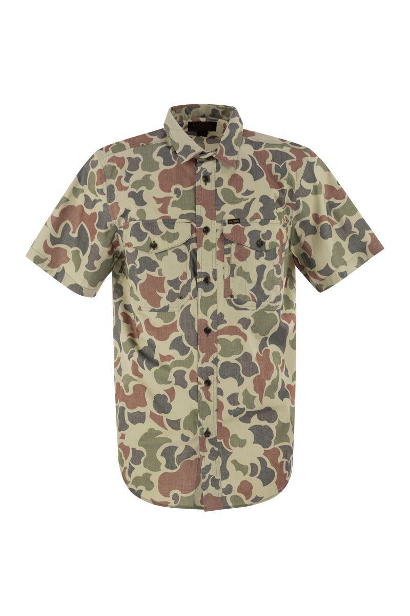 Filson Twin Lakes 迷彩贴袋衬衫