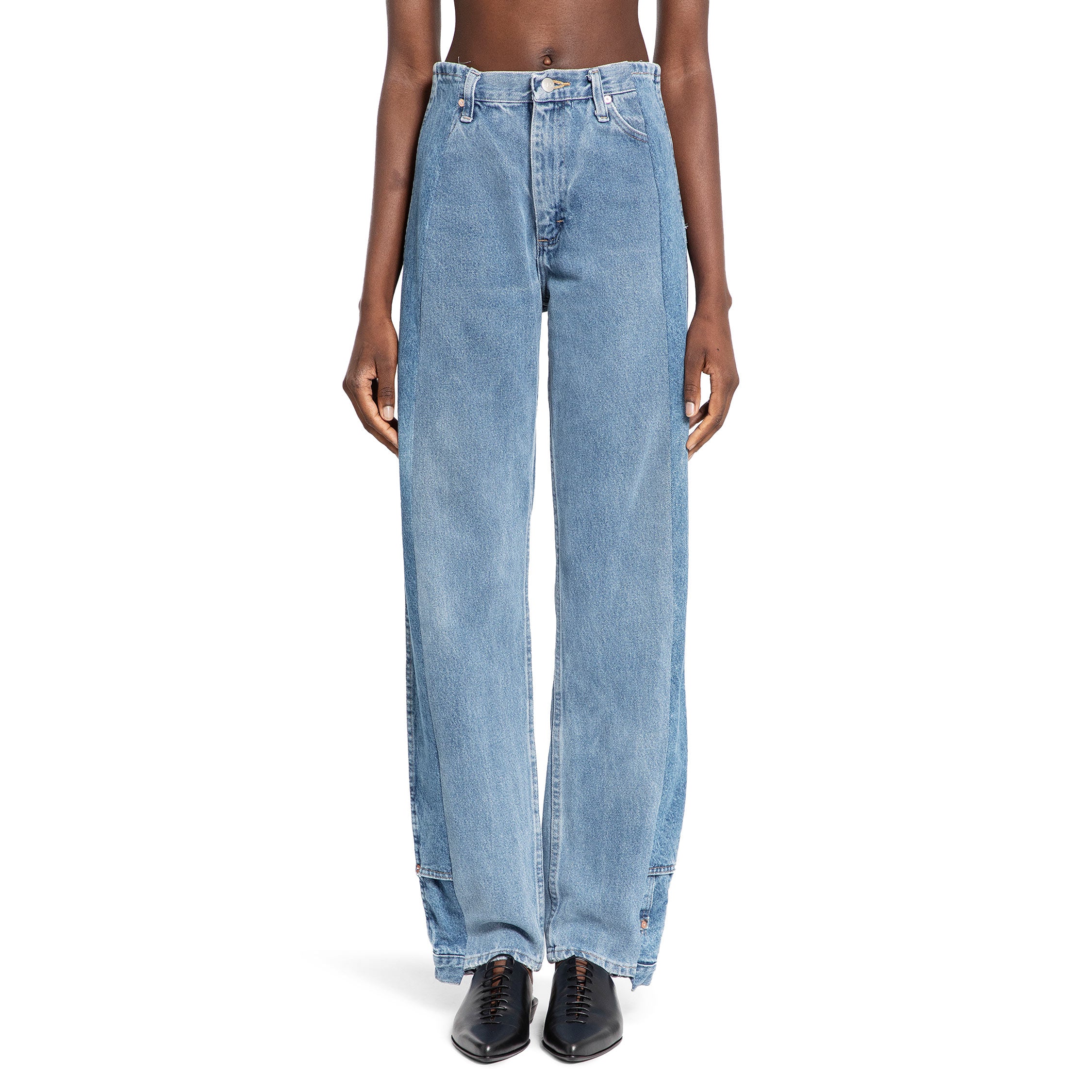 E. L.V. DENIM WOMAN BLUE JEANS