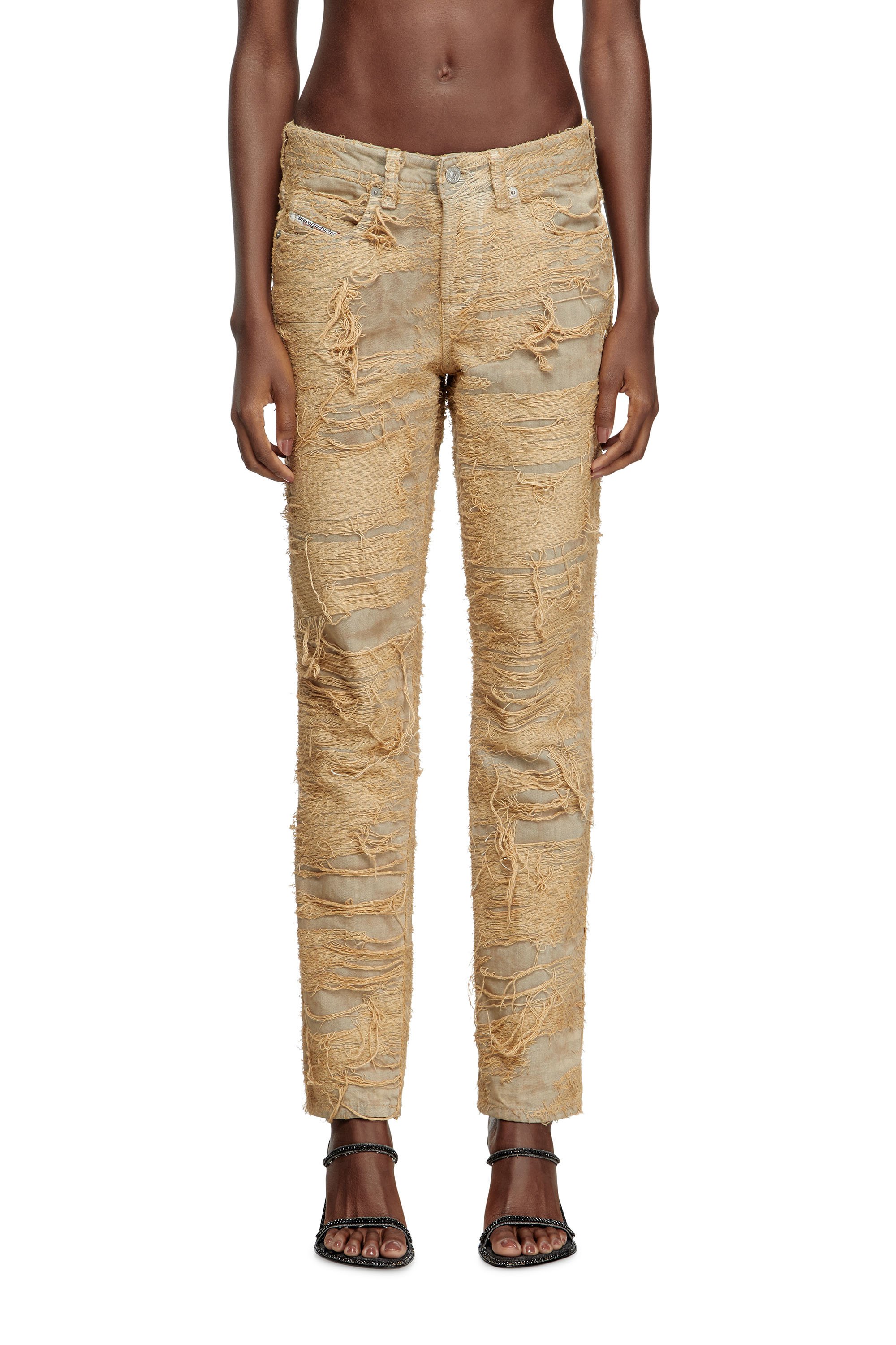 Diesel - Slim Jeans - 1992 D-Jiann - Jeans - Woman - Beige