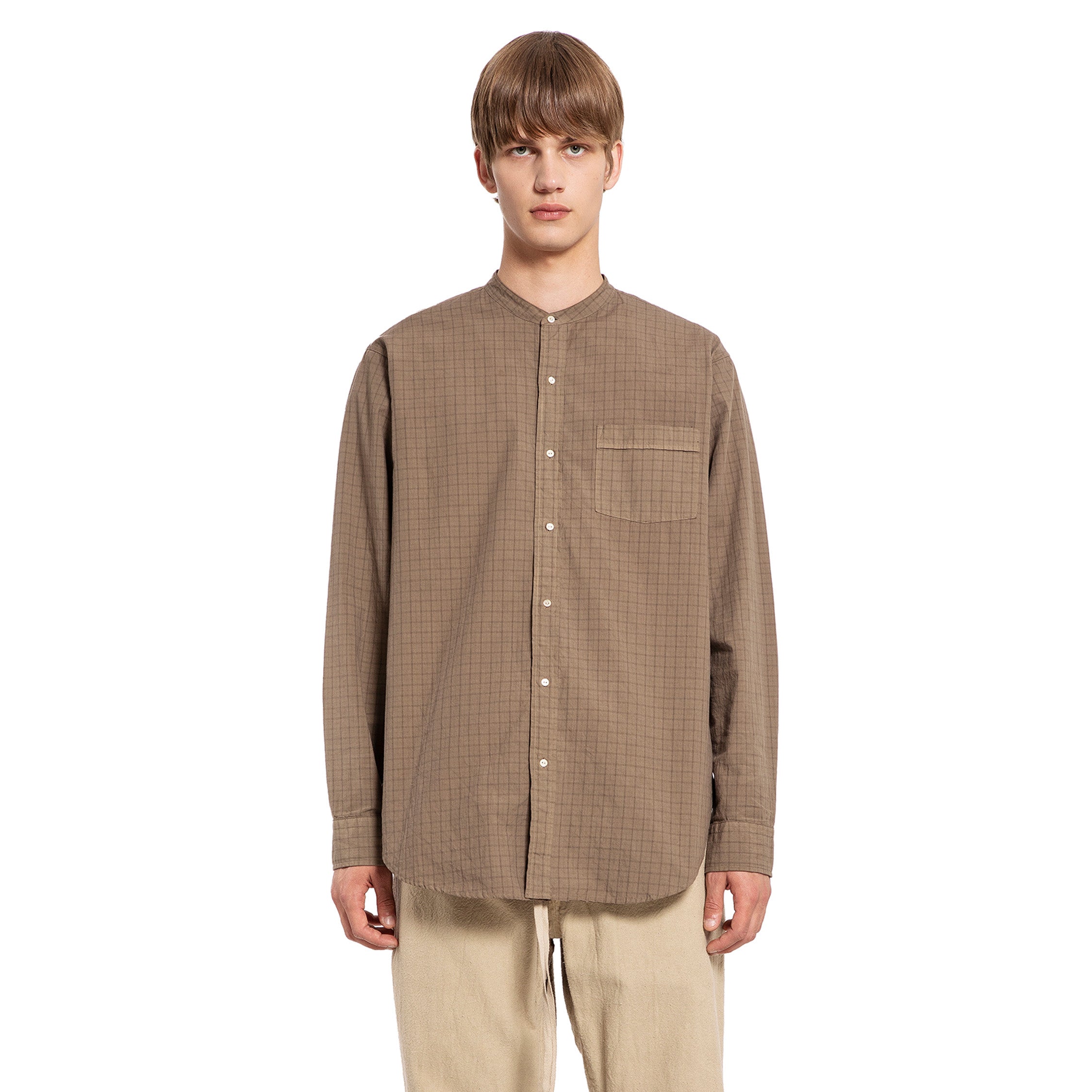 TAIGA TAKAHASHI MAN BROWN SHIRTS