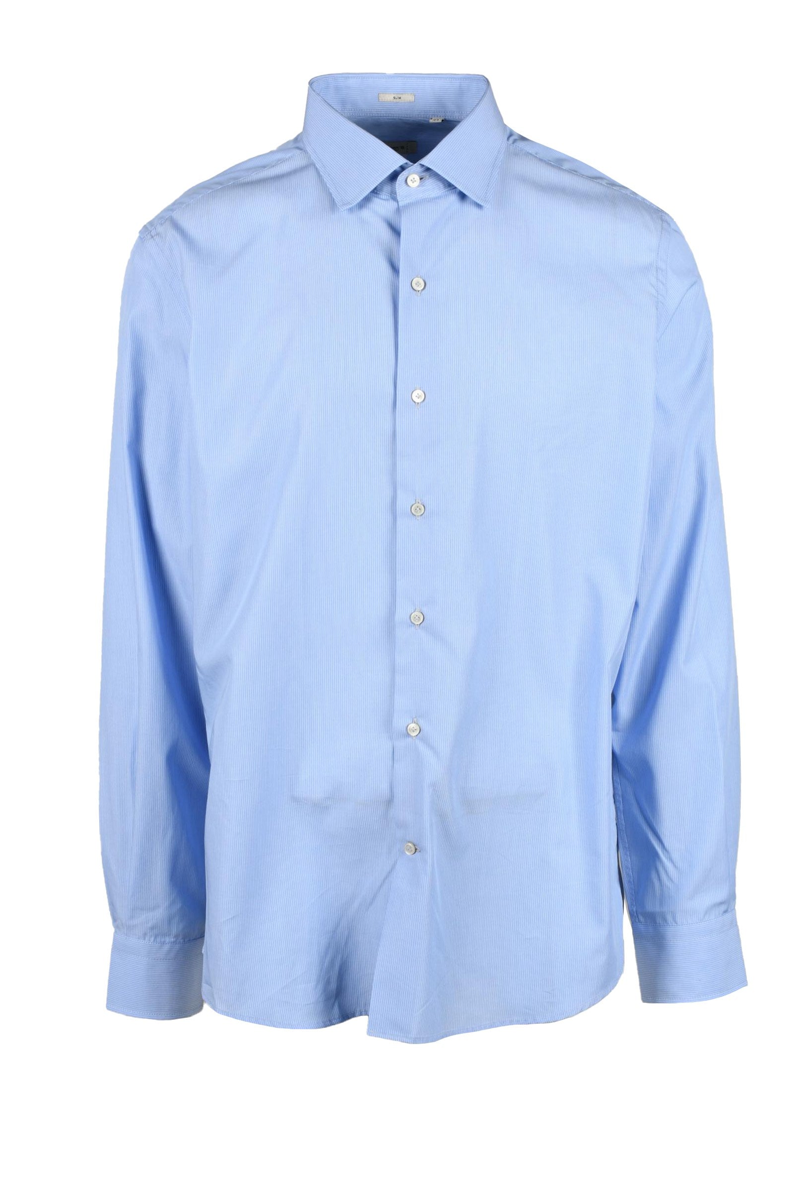 Himon S Camicia Classica Azzurro