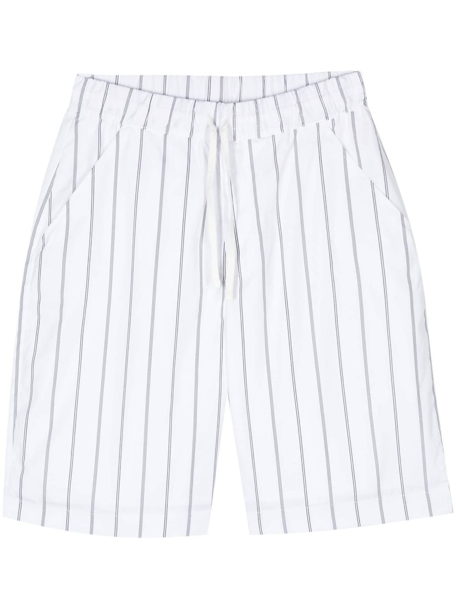 Officine Générale Hank Sht Jap Co Satin Stripe Clothing