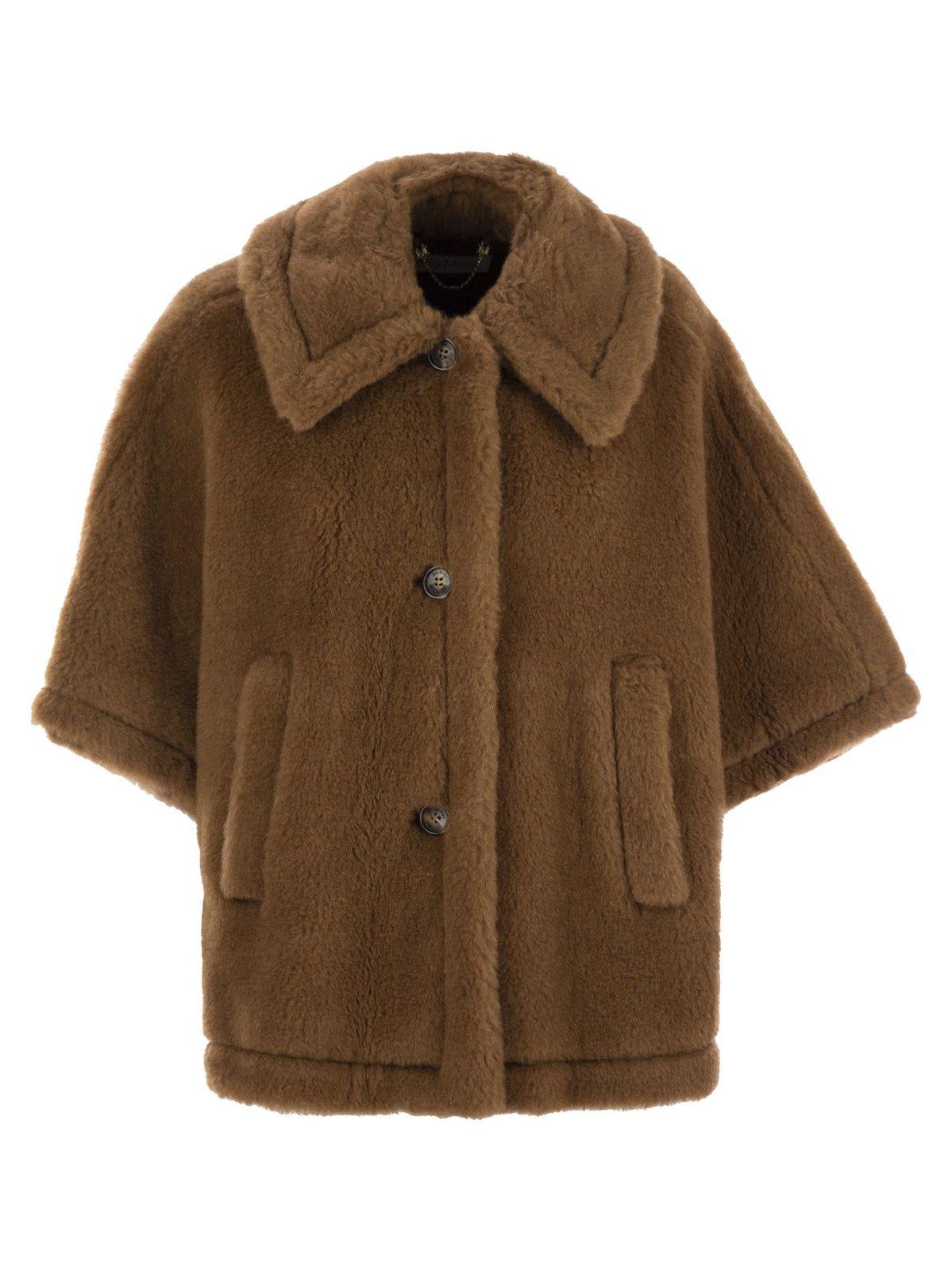 Max Mara Collared Short-sleeved Coat